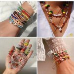 About 5000PCS 24-COLOR Single Box 3MM Macaron Color System Rice Beads Diy Jewelry Set For Bracelets And Necklaces - Random Mix I