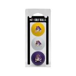 Team Golf Ncaa East Carolina Pirates 3 Golf Ball Pack Regulation Size Golf Balls 3 Pack Full Color Durable Team Imprint