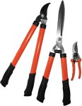 Gardena Pruner Set 3 Piece Orange Garden Tool Kit