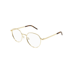Optical Frame Unisex Gold Transparent Sl 647 F-003 - Gold