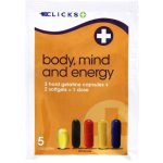 Clicks Body Mind & Energy 5 Capsules