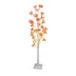 1.2M LED Tree With Flowers Orange & White
