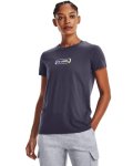 Women's Ua Gradient Pill Short Sleeve - Tempered Steel XS