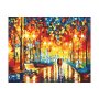 Adult Painting By Numbers - Rainy Day Strolling