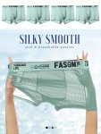 4 Pcs Men's Cool Ice Silk Mesh Underwear Antibacterial Crotch Breathable Comfy Boxer Briefs High Elastic Sports Shorts Men's Cas