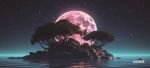 Moonlit Oasis Full Desk XL Coverage Gaming And Office Mouse Pad
