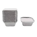 Aluminium Baking Tray W Polyboard Lid 190ML 100X100MM