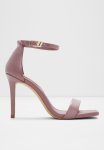 Renza Leather Heel - Medium Pink