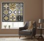 Blind Bedroom Gold And Silver Mosaic Tiles