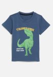 PoP Candy Dino Print Crew Neck Tee - Navy Blue