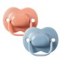 Tippee Cherry Latex Soother 6-18 Months Pack Of 2 Soothers With 100% Natural Latex Baglet