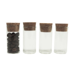 4PC Glass Tubes 5CM H X 3CM W