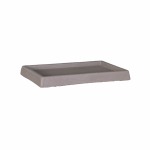 Square Tray - St 400MM Flinted White