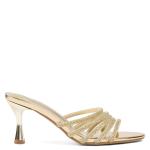 Goldair Gold Metallic Mule