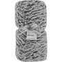 Clicks Faux Fur Throw Black
