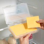 1PC Leak-proof & Reusable Cheese Storage Container - Portable Transparent Food Seal Box For Fruits Vegetables Cheese & Butter -