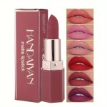 6 Colors Matte Velvet Lipstick Long-lasting Moisturizing Long Lasting Lipstick Makeup Cosmetics Mother's Day Gifts