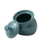 Salt Pinch Pot With Lid - Turquoise