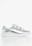 Bell A Leather Sneaker - Metallic Silver
