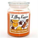 Lilly Lane Orange And Cinnamon Scented Candle Large Lidded