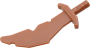 Parts Weapon - Sword Scimitar With Nicks 60752 - Copper