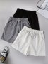 3-PACK Women's Drawstring Athletic Running Shorts Breathable Fabric Casual Summer Lounge Wear Gray Multiple Sizes