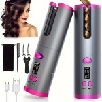 Delyou Auto-curler For Luscious Locks - Quick Charge USB Ceramic 5 Heat Settings Tangle-free - Perfect For Styling & Special Occ