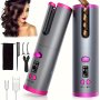 Delyou Auto-curler For Luscious Locks - Quick Charge USB Ceramic 5 Heat Settings Tangle-free - Perfect For Styling & Special Occasions Elegant Gift Box Included