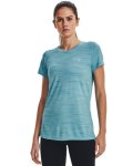 Women's Ua Tech Tiger Short Sleeve - Glacier Blue XS