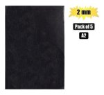 A2 Black Project Board - 2MM Thick Crafting Surface