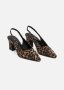 Slingback Block Heel Court Shoes