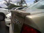 Toyota Corolla E120 2000-2005 Sprinter Boot Spoiler Tmw