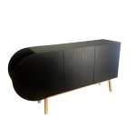 Alistar Wooden Sideboard Black