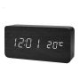 Wooden LED Electronic Alarm Clock