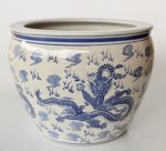 Blue & White Dragon Design Planter – 35X45CM