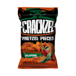 Crackzel Pretzel Pieces Jalapeno 85G