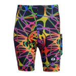 Funky Cycling Shorts - Rainbow Veins - Mens XXL - 38