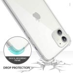 Iphone 12 MINI Clear Shock Resistant Armor Cover