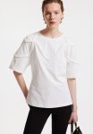 Braid-trim T-Shirt - White