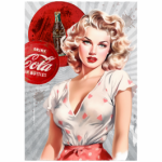 Tear Resistant Deco Pin Up Girl