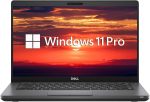 Refurbished Dell Latitude 14 5401 14 Business Laptop Intel Core I7 9TH Gen 16GB RAM 256GB SSD Windows 11 Pro