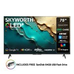 Skyworth – 75-INCH Qled Google Tv – 75Q6600H