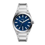 Fossil Men Everett 3 Hand Silver Stainless Steel WATCH-FS5822