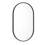 Oval Aluminium Wall Mirror 70 50CM Modern Frame Mirror For Bathroom &home