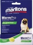 Marltons Wormpro Sml Dogs 0.5-10KG 1TAB