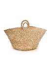 Majorca Basket - Cowrie Shell Detail