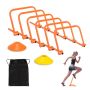 Agility Speed Training Hurdles Adjustable Agility Training Hurdles For Football Basketball Soccer Hurdles Training Equipment Set Of 6 With 12 Mark