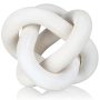 Yalikop 3 Link Wood Knot Decor - Hand Carved Coffee Table Decoration Boho Chain Link Decor Modern Shelf Rustic Objects For Home Living Room Bedroom