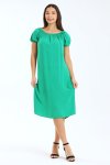 Ladies Evie Puff Sleeve Loose Fit Midi Dress