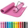 Deluxe Nbr Yoga Mat XL Pink 190 X 100 X 1.5CM